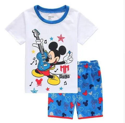A-604, детский пижамный комплект из 2 предметов, пижамы для маленьких мальчиков и девочек с Минни и Микки, пижамный комплект с длинными рукавами, топы, длинные штаны, одежда для сна - Цвет: style 10