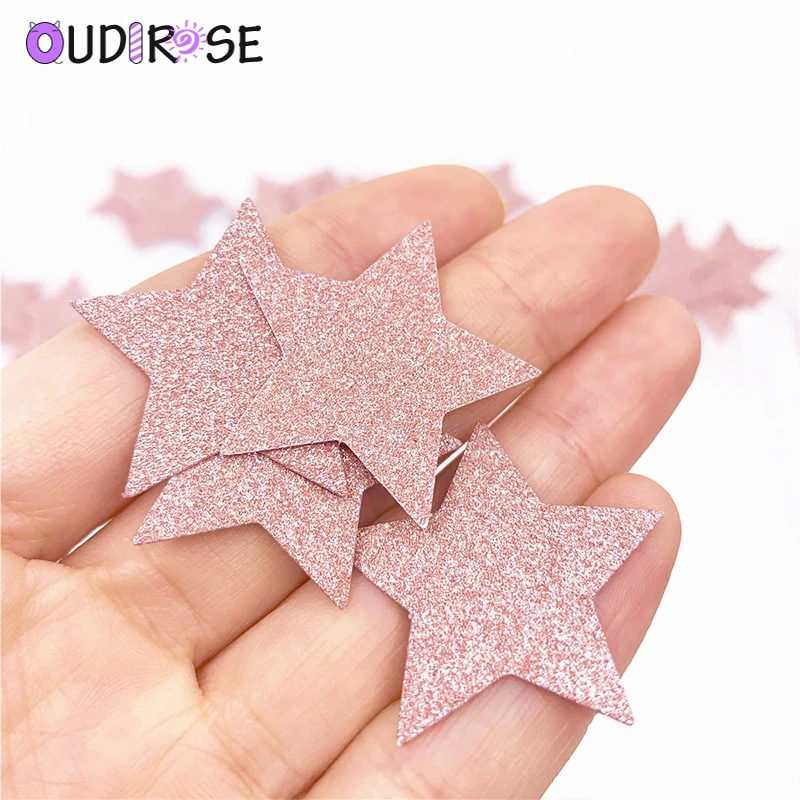 OUDIROSE 100 шт 3 см розовое золото конфетти круглый любовь подарок на день рождения