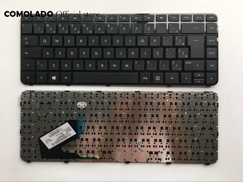 BR Brazil keyboard for HP Pavilion 14 14-B 14-B000 14-B100 14-b050la b061la black with frame keyboard BR Layout