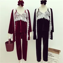 Домашняя одежда из 3 предметов; домашняя одежда; пижамные комплекты; летняя одежда; пижамы для женщин; три комплекта; Пижама