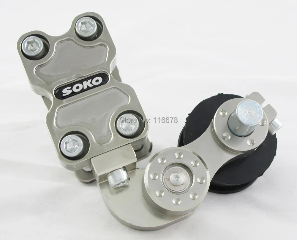 Chain Tensioner Chopper Motorcycle Bolt on Roller Motocross ATV Dirt