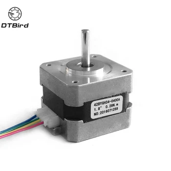 

42 step motor NEMA17 42BYGH34 3D Printer Motor 42 Nema 17 Stepper Motor 4-lead 2 phase 28N.cm 0.4A CNC XYZ