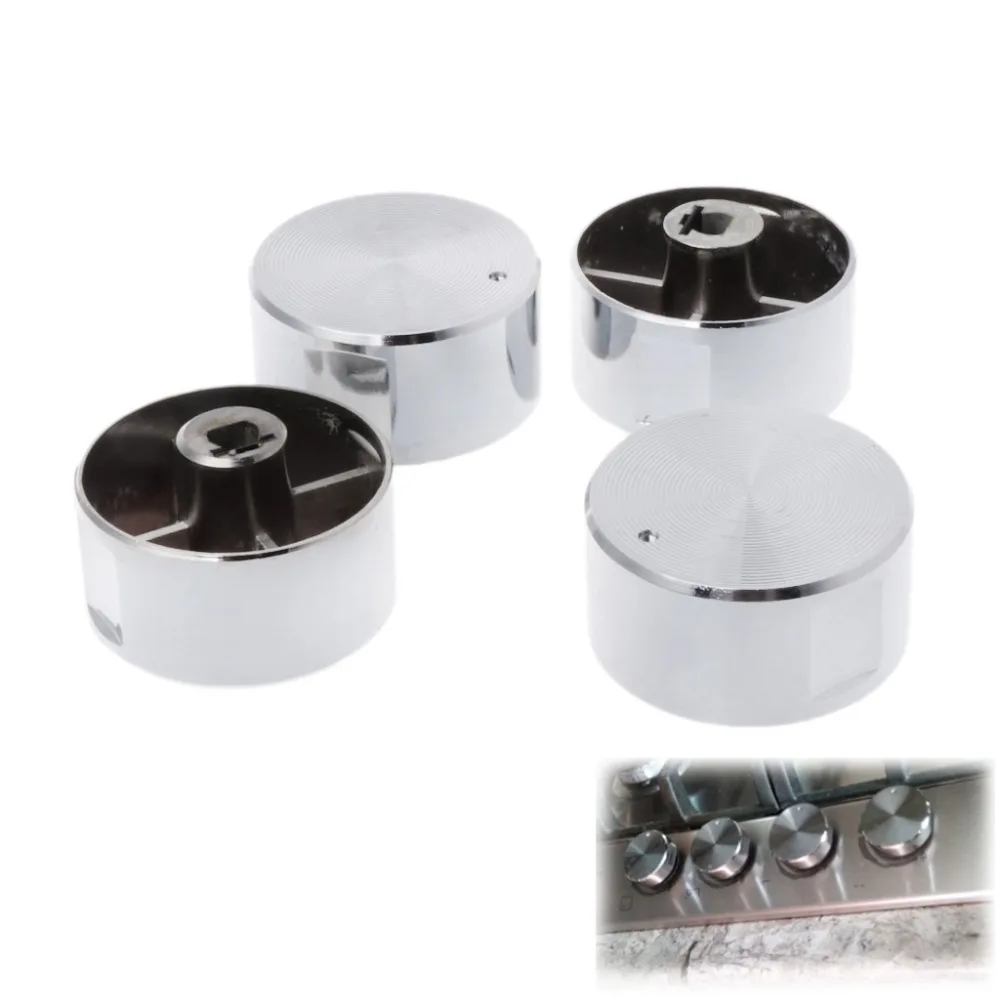 MEXI High Quality Zinc Alloy Rotary Switches 4Pcs/Set Round Knob Gas Stove Burner Oven Kitchen Parts Handles MEXI High Quality Zinc Alloy Rotary Switches 4Pcs/Set Round Knob Gas Stove Burner Oven Kitchen Parts Handles