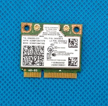 

Intel 7260HMW BN 2x2BN Wi-Fi + Bluetooth 4.0 Mini PCI Express combo Adapter For Lenovo ThinkpadY510P Y410P Y430P FRU 04w3815