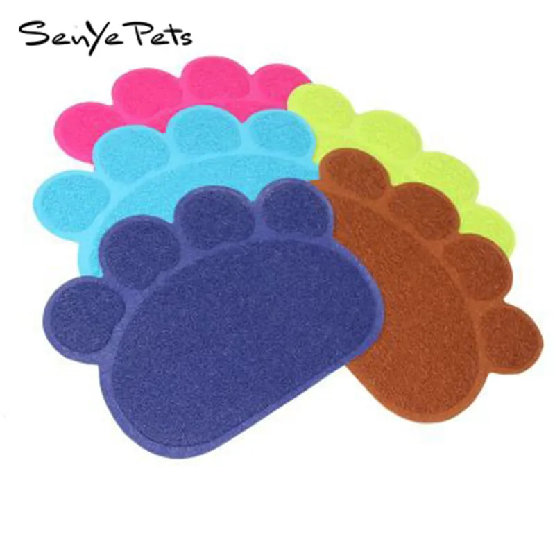 SENYE PETS 2018 new cute paws pet cat litter mat rub mat special pet
