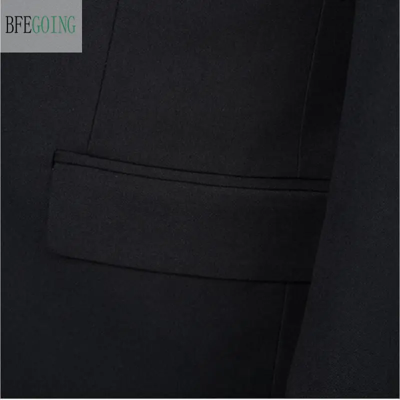 Черный Модный Обычный жених смокинг однобортный костюм жениха жилет+ брюки для свадьбы/Вечеринки