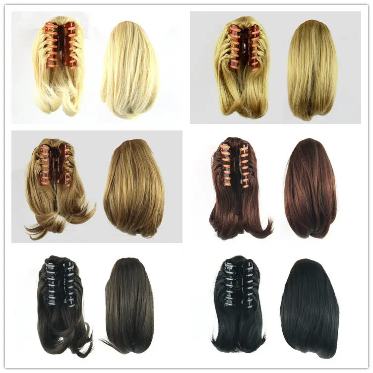 1pc 90g 10 Inch 8 Colors Free Shipping Cute Short Hair Ponytail