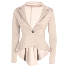 Mr.nut one button slim slim coat short short long irregular small suit fashion office tide ladies blazer Mr.nut one button slim slim coat short short long irregular small suit fashion office tide ladies blazer