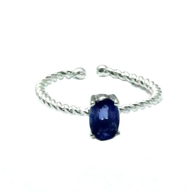 Beadsnice ID33696smt17 кольцо из стерлингового серебра с овальным кольцом для 3,5X5,5 мм каменное кабошон, ювелирное изделие