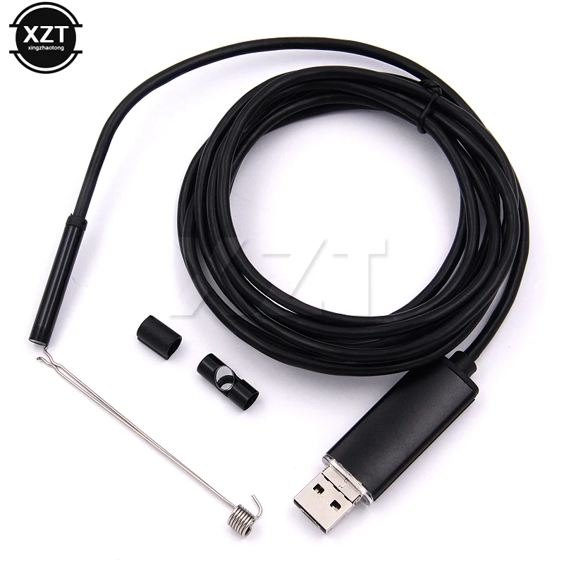 

Newest Hot 5.5mm USB Endoscope Lens Red IP67 Waterproof Camera 2 In 1 Endoscope 2m 5m 10m 6 LED Mini Snake Camera for Android