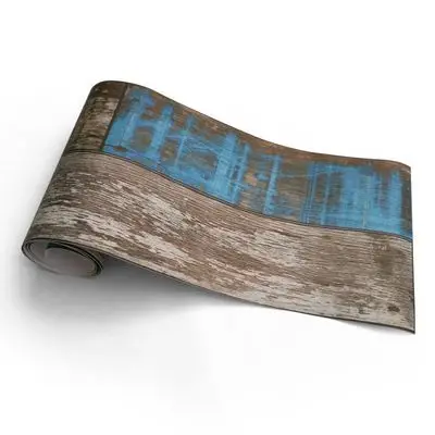 Скандинавская Имитация деревянной доски, наклейка для гостиной, спальни, обои, наклейка на стену, для кухни, маслостойкая, для ванной комнаты, водонепроницаемая наклейка - Цвет: 007