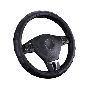 

Micro Fiber Universal Braid Steering Wheel Cover Leather Anti-slip braid Stitch On Wrap For Car Suit For All Season