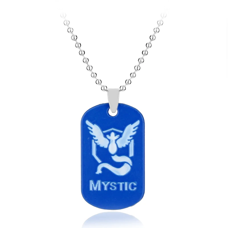 Go Dog Tag Team доблестный мистический инкт логотип игра аниме кулон металлическое