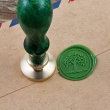 Горячая воск печать штамп/дерево жизни позолоченный воск уплотнение/дерево уплотнение воск/Свадебный логотип WS086