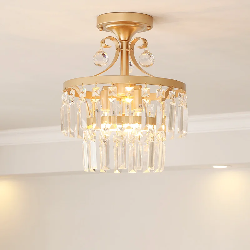 

Crystal Modern Led Ceiling Lights For Living Room Bedroom AC85-265V lustre lamparas de techo avize Crystal Ceiling Lamp Fixtures