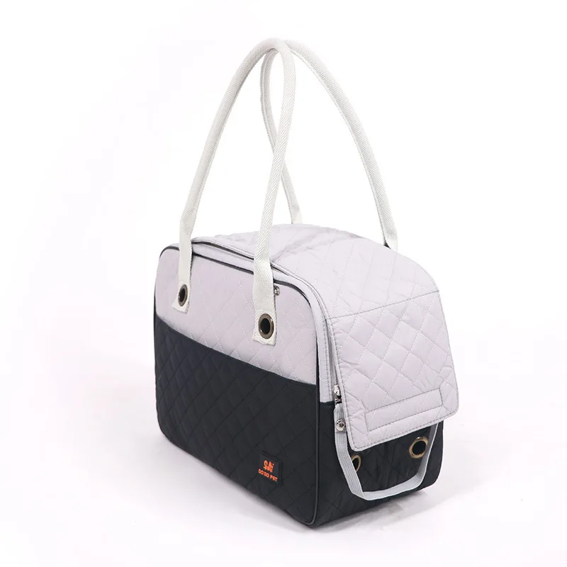 Модная однотонная дорожная сумка для собак, нейлоновая дышащая сумка на одно плечо для маленьких собак PB736