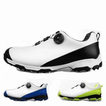 

2019 Blast Golf Grips Latex Promotion Rubber Medium Pgm Shoes Men's Waterproof Sports Double Patented Rotating Buckle