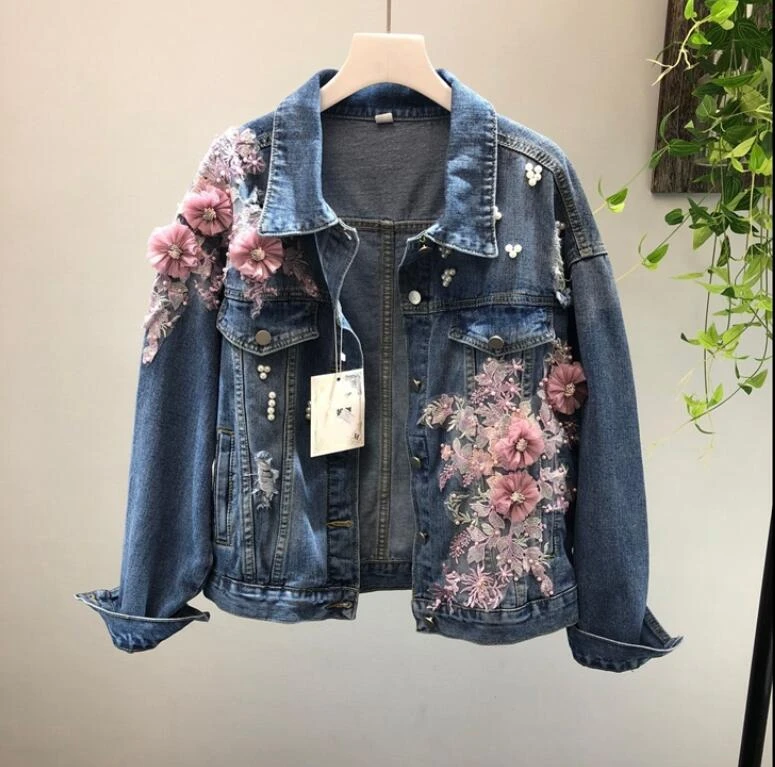 shredded jean jacket