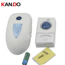 V003A дверной звонок с батареей 23A 12 V приемник питания от AC 110-220 V беспроводной дверной звонок колокольчик экономичное кольцо с 1 приемником