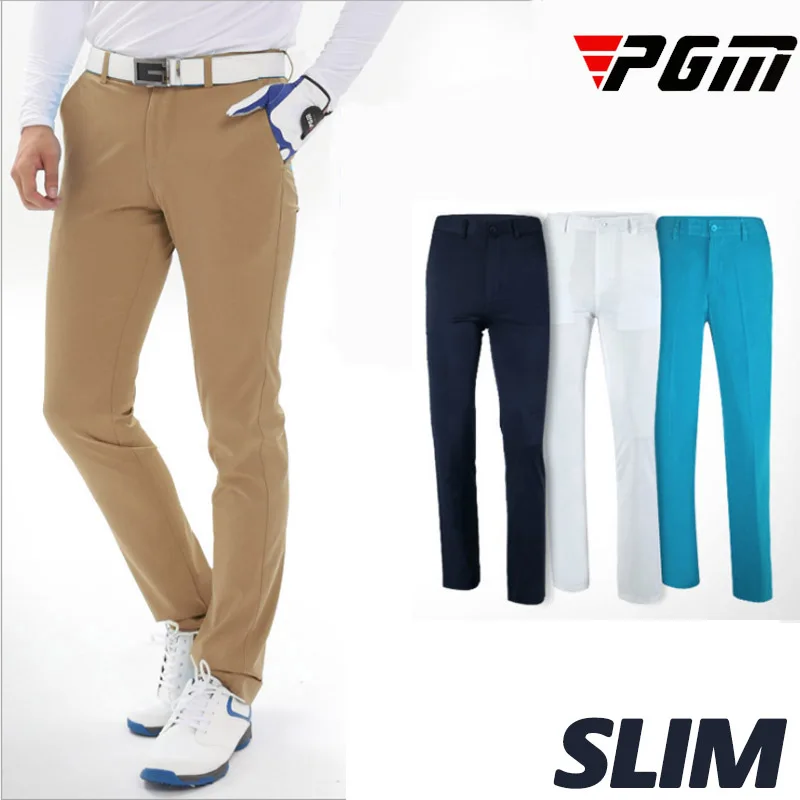 PGM ترقية العلامة التجارية زائد الرجال جولف السراويل كامل طول رقيقة ضوء تنفس الراحة الترفيهية الرياضية السراويل رجل البحرية الكاكي M L XL