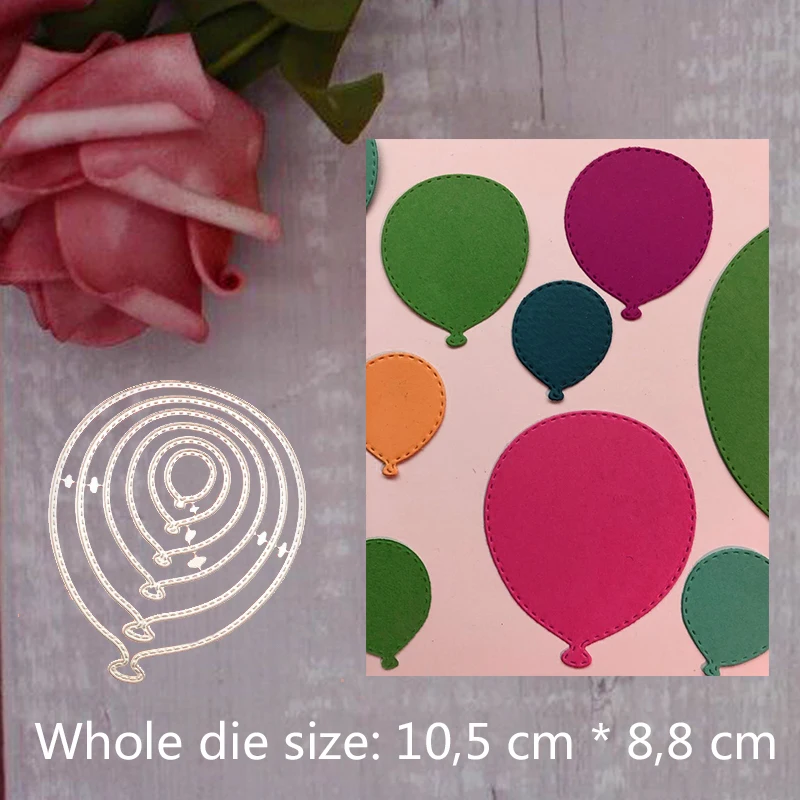 

balloon Irregular Figure pattern frames Metal Steel Cutting Embossing Dies For Scrapbooking paper craft home decoration Craft