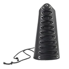 Браслет с повязкой средневековая манжета X Кожаный Браслет-манжета Armor манжета крест-струны готические браслеты для косплея Bracer Strings 1 шт