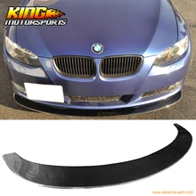 Fit For 2005 2013 BMW E92 E90 3 Series Coupe Sedan Carbon Fiber Front Bumper Lip