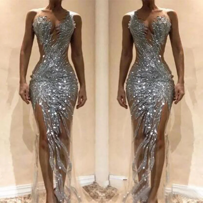 shiny mermaid dress