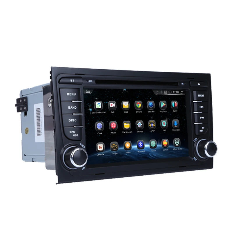Top CarExc Android 9.0 For Audi A4 S4 RS4 SEAT EXEO Car DVD Player With GPS Navigation System WiFi Bluetooth USB SD Radio Multimedia 4
