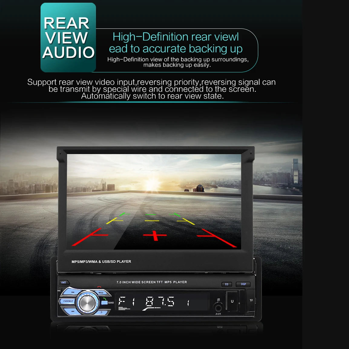 " 2 Din автомобильное радио gps 2dinCassette плеер обратная камера Handsfree 1080P сенсорный экран автомобильное Аудио Стерео Авторадио Bluetooth AUX