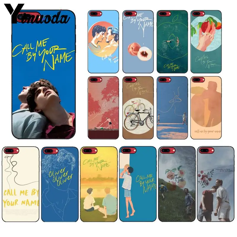 

Yinuoda Call Me by Your Name Luxury Unique Design Phone Cover for iPhone 8 7 6 6S Plus 5 5S SE XR X XS MAX Coque Shell