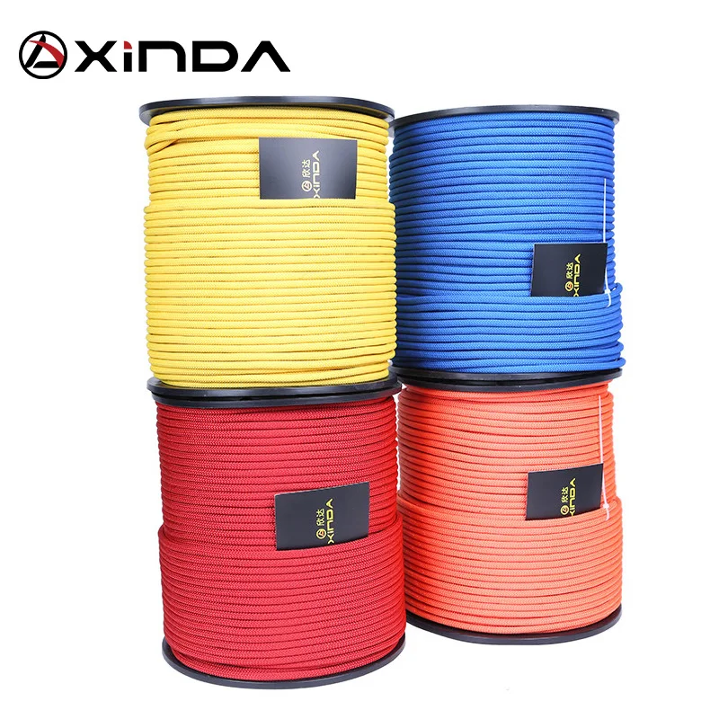 Climbing Rope XINDA 6mm Diameter Escalada 10M XINDA Professional Rock Climbing Rope High Strength Equipment Cord Safety Rope Survival