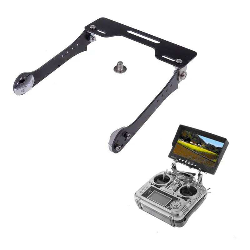 RC FPV Monitor Mount Holder Display Support Folding Glass Fiber For DJI Phantom Futaba JR WFLY Transmitter
