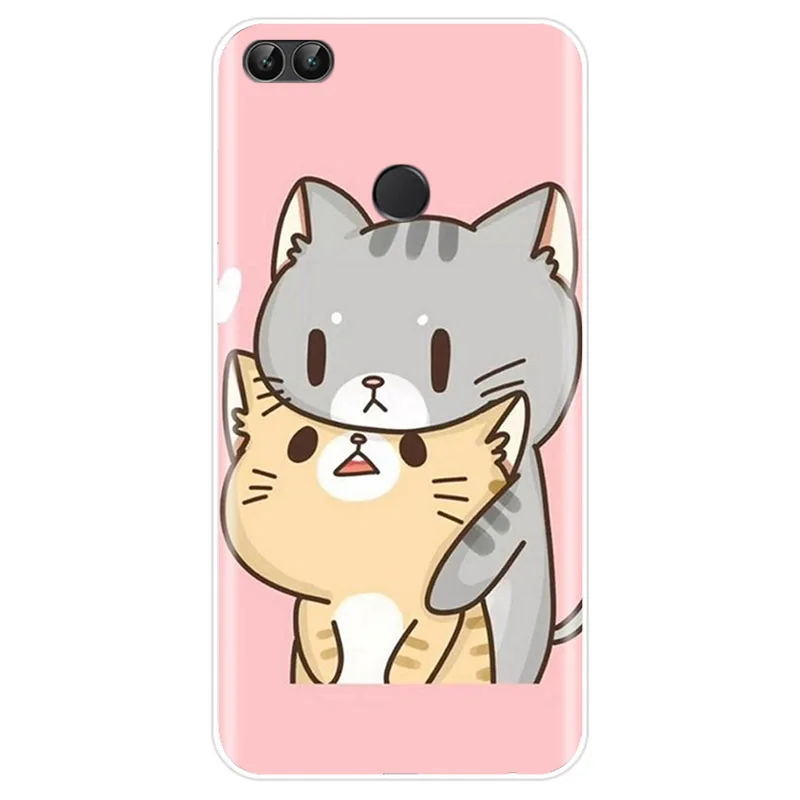 Kawaii Molang с рисованным аниме собака ca крышка чехол для телефона из ТПУ с принтом чехол для Huawei P9 P10 P20 плюс P20 P30 PRO P8 P9 P10 P20 P30 lite P smart - Цвет: T19040307-07.jpg