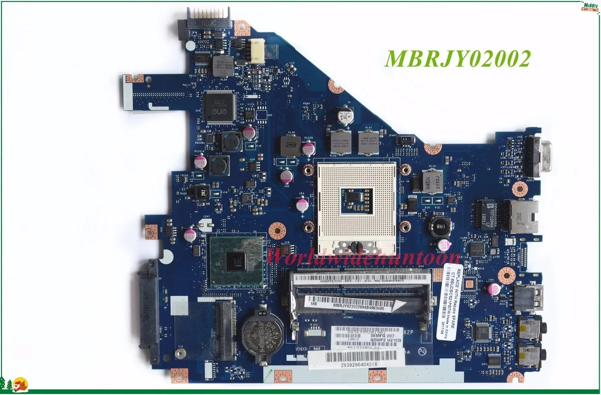 Высококачественная материнская плата MB MBRJY02002 для ноутбука Acer Aspire 5742 5733Z