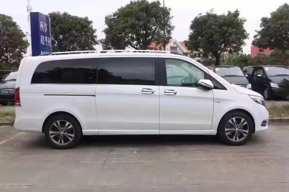 1 زوج عالية الجودة الألومنيوم سبائك الفضة اللون الجانب السكك الحديدية بار حامل سقفي ل V260 2016 2017 2018