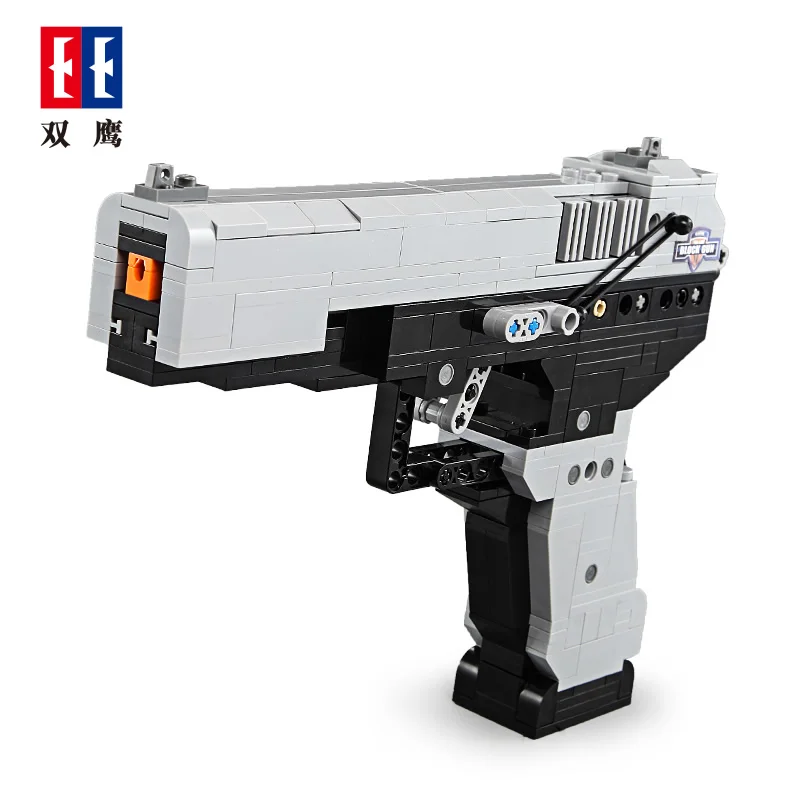  CADA 412pcs Blocks M23 Pistol Gun Call Army Military Duty Building Brick Weapon SWAT pubg Technic T
