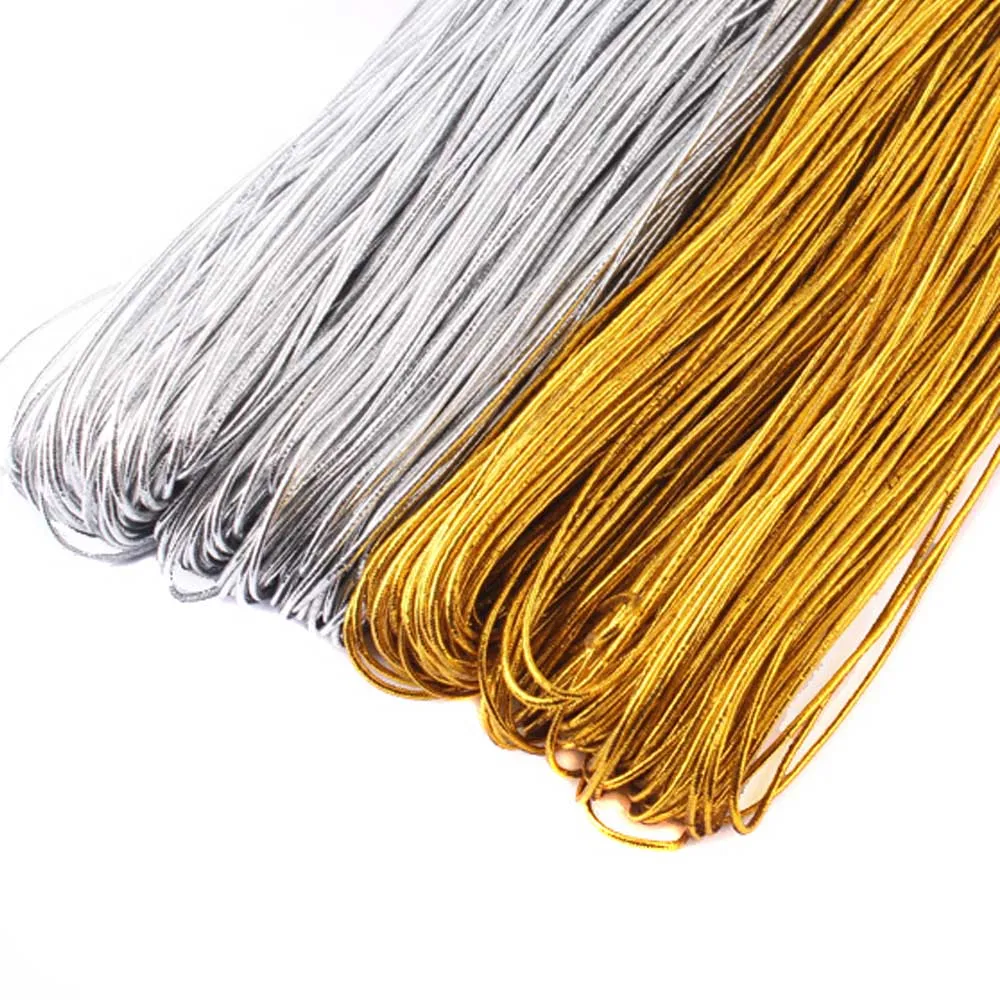 

60m Long 1mm Metallic Thread String Jewelry Craft Cord Card Braid Multi-purpose