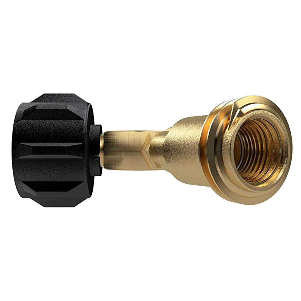3-Way Propane Y Splitter LP Valve Adapter with Stainless Regulator 4ft Hose