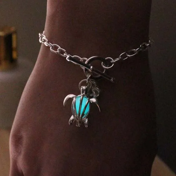 STDP91 Silver Pearl Cage Animal Ocean Tortoise Locket Necklace Stainless Chain STDP91 Silver Pearl Cage Animal Ocean Tortoise Locket Necklace Stainless Chain