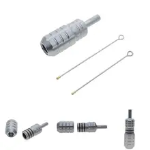 Redscorpion Регулируемая трубка рукоятки машинки для татуировок 25 мм серый цвет