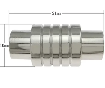 

Jewelry Desginer DIY Making Necklace Bracelets Findings Clasp Accessories 50 pcs Stainless Steel Magnetic Clasp Jewelry Clasp