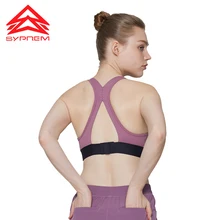 SYPREM, спортивный бюстгальтер для фитнеса, тренажерного зала, не стальная, высокопрочный, сексуальный, ударопрочный, женский, спортивный, для йоги, фитнеса, бюстгальтер, LA0010