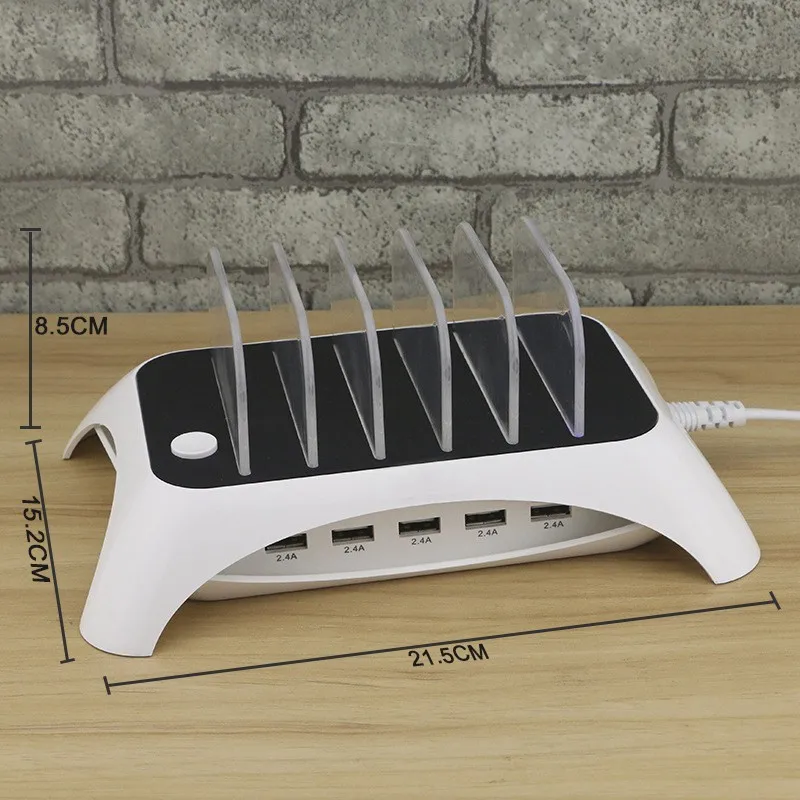 5 منافذ USB مكتب جهاز شحن 2.4A السفر شاحن سريع Hub لأجهزة أي بود ل فون كمبيوتر لوحي (تابلت) وهاتف ذكي USB وحدة شاحن 5 منافذ USB مكتب جهاز شحن 2.4A السفر شاحن سريع Hub لأجهزة أي بود ل فون كمبيوتر لوحي (تابلت) وهاتف ذكي USB وحدة شاحن