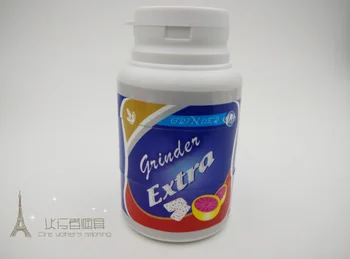 

Creative Chewing Gum 3-layer Metal Herb Grinder Tobacco Weed Grinder Machine Smoking Pipe GR081