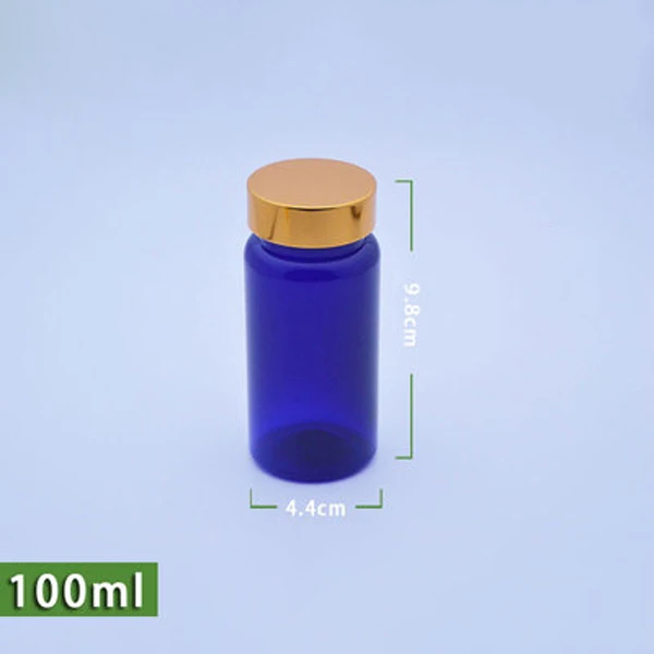 Download 20pcs 100ml Blue Color PET Medicine Bottle,Capsules/Pills ... Yellowimages Mockups