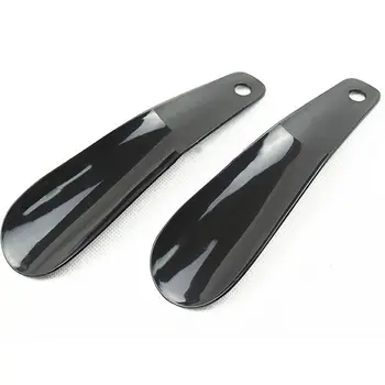 

1PCS Lifter Flexible Sturdy Slip Shoe Horns 12cm Black Plastick Professional Shoe Horn Spoon Shape Shoehorn Shoe Accessories