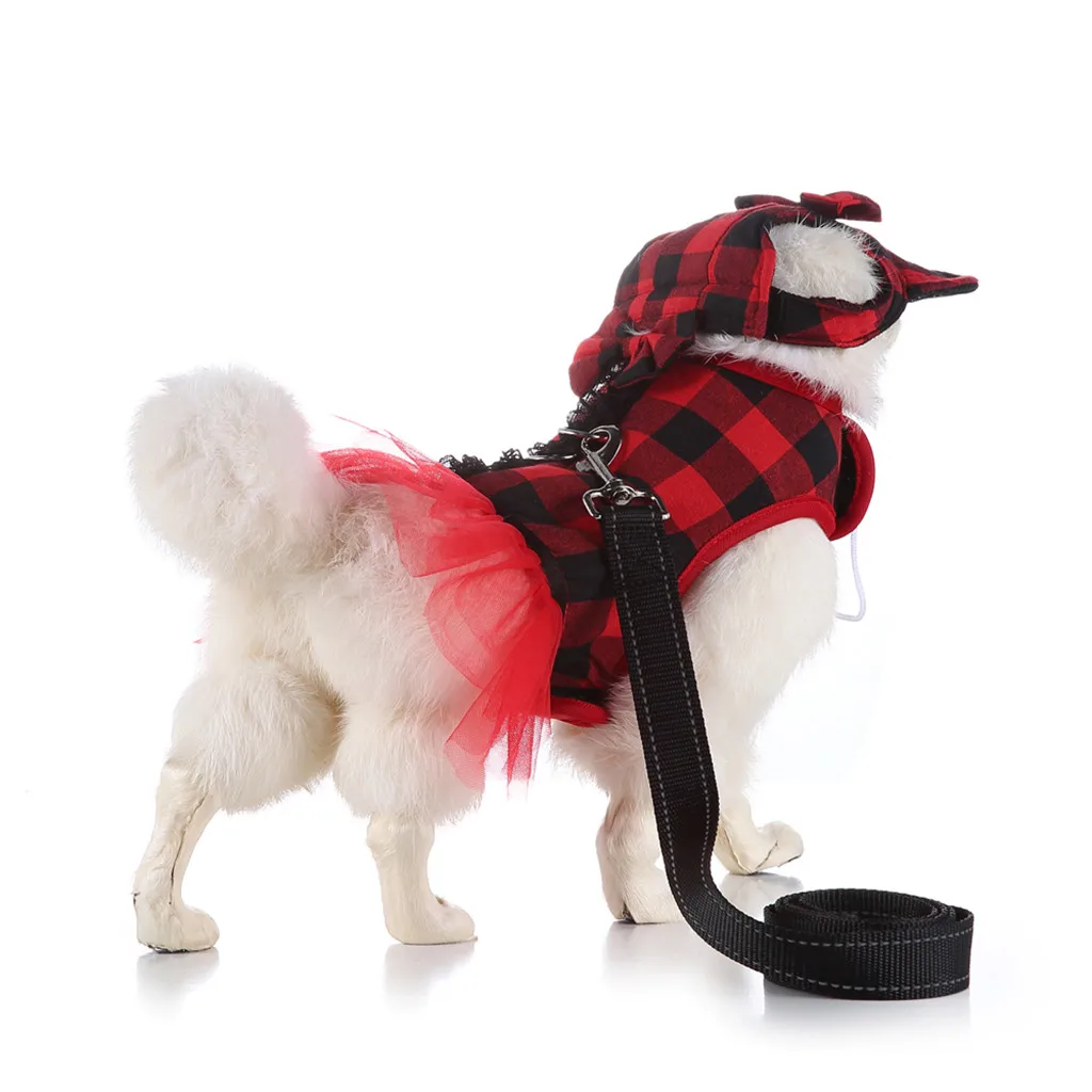 

Pet Dog Chest Strap Striped Tie Neck Chest Belt Comfort Vest Cat Chest Clothes summer Strap dog collar perro szelki dla psa