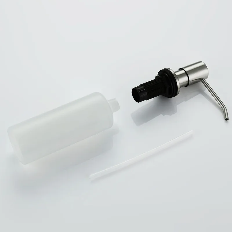 Soap Dispenser Stainless Steel Kitchen Sink Countertop Built in Hand Soap Dispenser Pump Large Capacity 13 OZ Bot