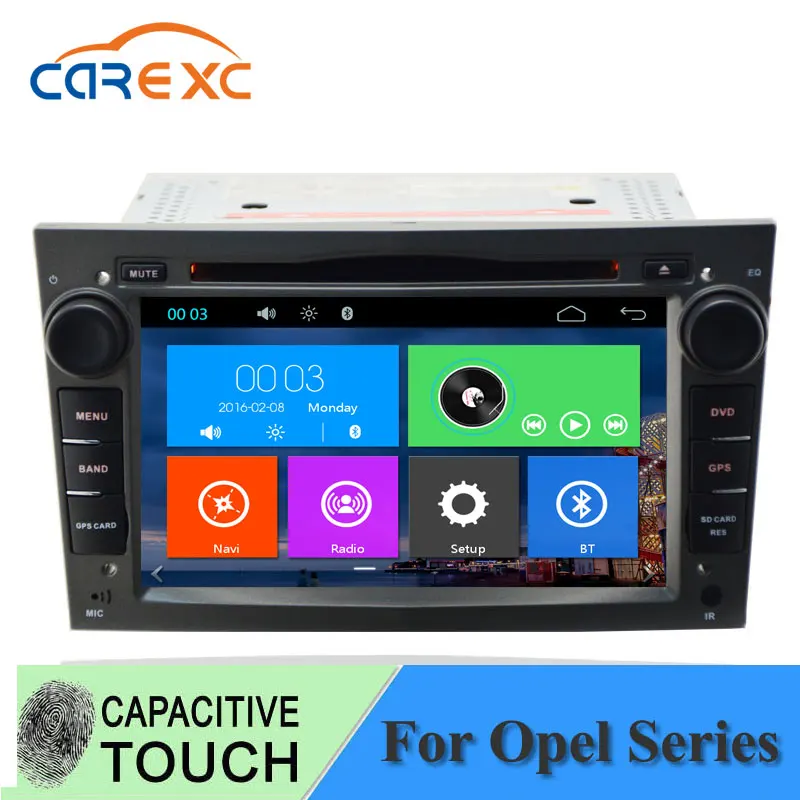 Автомагнитола с емкостным экраном DVD плеером GPS навигацией для Holden Vauxhall Opel Astra H